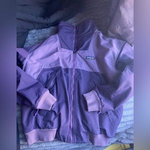 Purple and gray Patagonia jacket